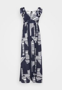 VMJOSIE ANKLE FRILL DRESS  - Maxi šaty - navy/mia