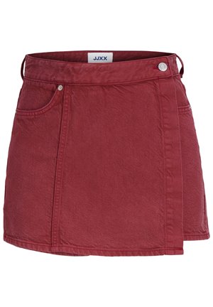 JJXX, JXGRETA LEA HW DENIM SKORT - Skort - scarlet sage