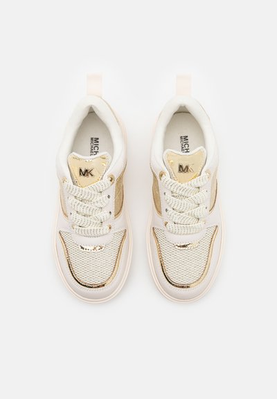 Michael Kors Kids EMMET RUMI UNISEX - Baskets basses - vanilla/pale gold glitter