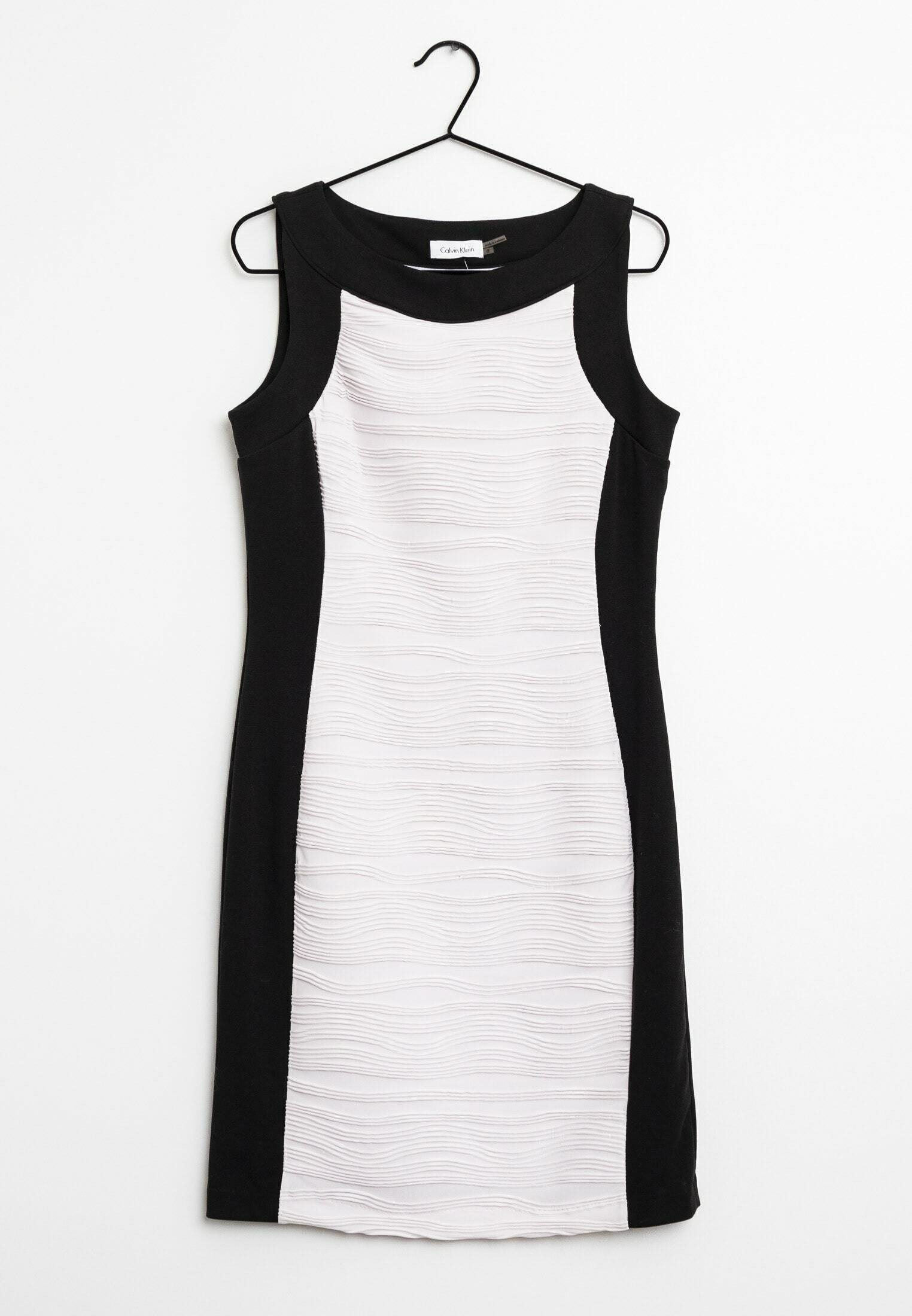 Calvin Klein Vestido de tubo black/white/negro (Segunda mano