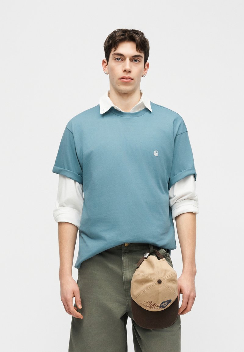 Carhartt WIP MADISON - Jednoduché tričko - blue