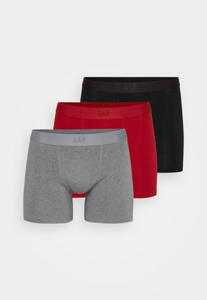 3 PACK - Trunks - red/grey/black