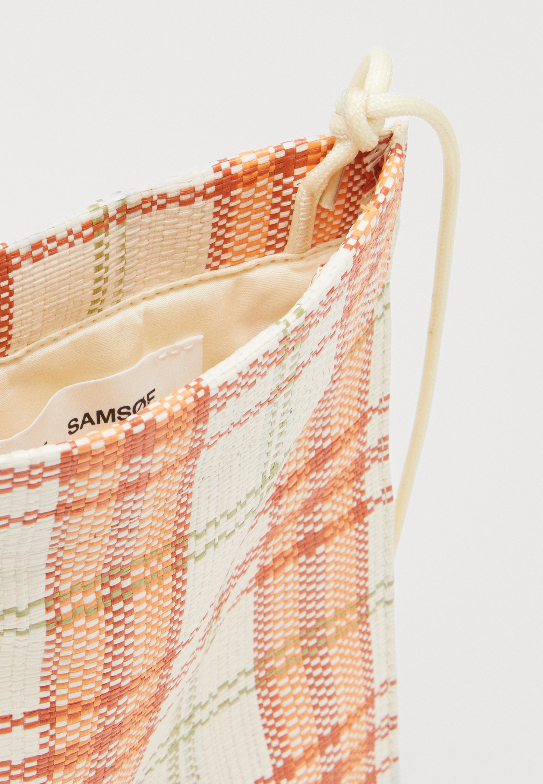 Samsøe Samsøe KAJA BAG Skulderveske whiteorange maje Skulderveske khaki Zalando.no