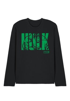 MARVEL HULK TEXT - Langarmshirt - black