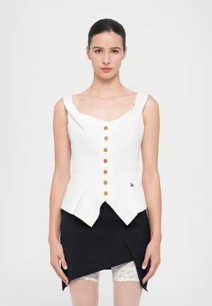 MONDAY  - Chaleco - white