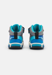 Geox INEK LIGHT UP BOY - Augsti sporta apavi - grey/light blue