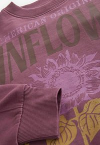 Next SUNFLOWER FLORAL CREW NECK  RELAXED FIT   - Sportska majica - mauve purple