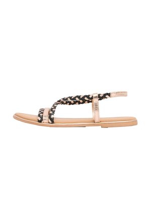 REGULAR FIT WEAVE PLAIT  - Sandals - black
