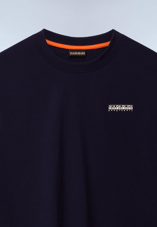 SMALL BOX - Basic T-shirt - blu marine4