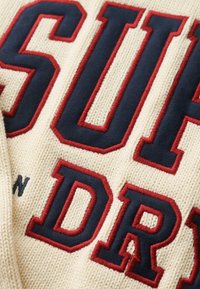 Superdry & Co SLOUCHY GRAPHIC CREW - Trui - natural white