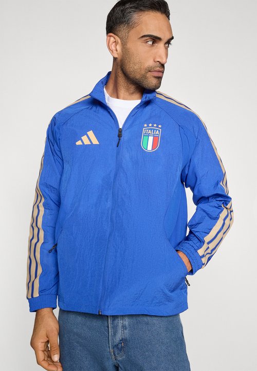 adidas Italy 2026 Anthem Jacket Asia Sizing 'Bold Blue' — foto 5