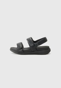 Platform sandals - all black