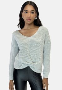 Elara STRICKPULLOVER - Strickpullover - grau