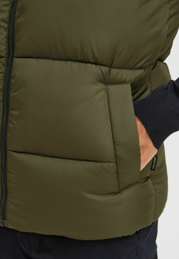 BHMZIPA - Waistcoat - forest night3