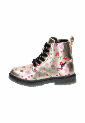 FREIZEIT ISALIE MID - Lace-up ankle boots - gold/pink/rosa