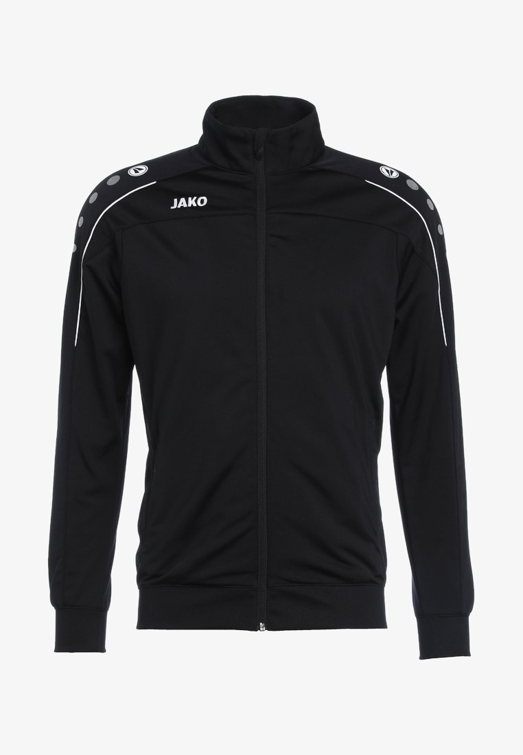 JAKO - Klassiek Trainingsjack, Uniseks-Volwassene, Zwart, S JAKO - Klassiek Trainingsjack, Uniseks-Volwassene, Zwart, S