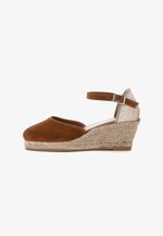 Sandali Zeppa Donna RIPOSELLA ILENIA pelle bovina Marrone Sandali Zeppa Donna RIPOSELLA ILENIA pelle bovina Marrone