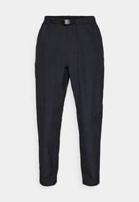 WATER REPELLENT STRETCH TREKKING PANTS UNISEX - Outdoor trousers - black