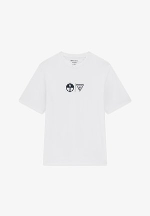 Guess, - T-shirt z nadrukiem