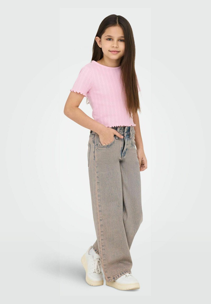 ONLY GIRLS KOGCARLOTTA - Μπλουζάκι με στάμπα - roseate spoonbill