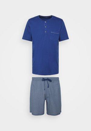 SCHLAFANZUG KURZ - Pyjamas - blue