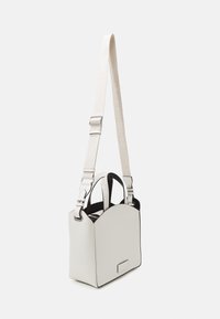 KARL LAGERFELD CIRCLE TOTE PERFORATED - Borsa a mano - off white