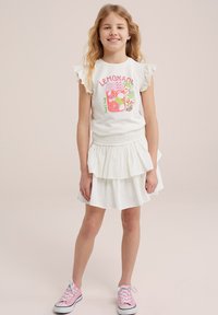 WE Fashion A-linjekjol - weiß