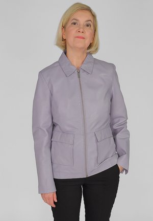 Nahkatakki - bright mauve