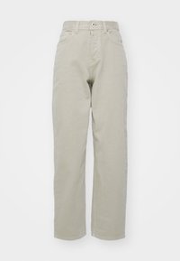 Sirgete säärtega teksad - washed green
