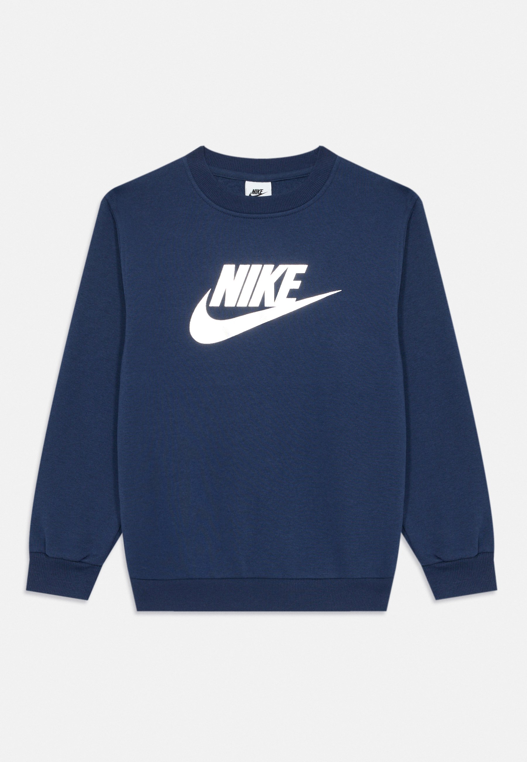 navy blue crew neck sweater nike