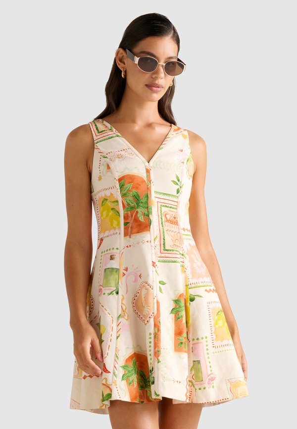 FRAN FIT FLARE MINI - Freizeitkleid - almada holiday