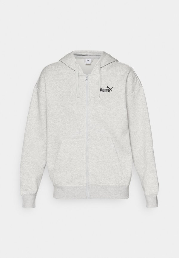 SMALL LOGO COMFORT FULL-ZIP HOODIE - Zip-up sweatshirt - light gray heather2