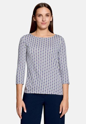 Betty Barclay, BETTY BARCLAY MIT U-BOOT-AUSSCHNITT BASIC SHIRT - Longsleeve - red blue