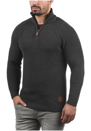 SDXENOX - Strickpullover - med grey m