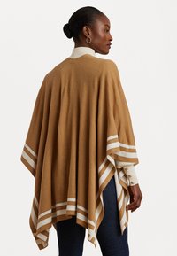 Lauren Ralph Lauren TWO-TONE REVERSIBLE RUANA - Mantella - camel/cream