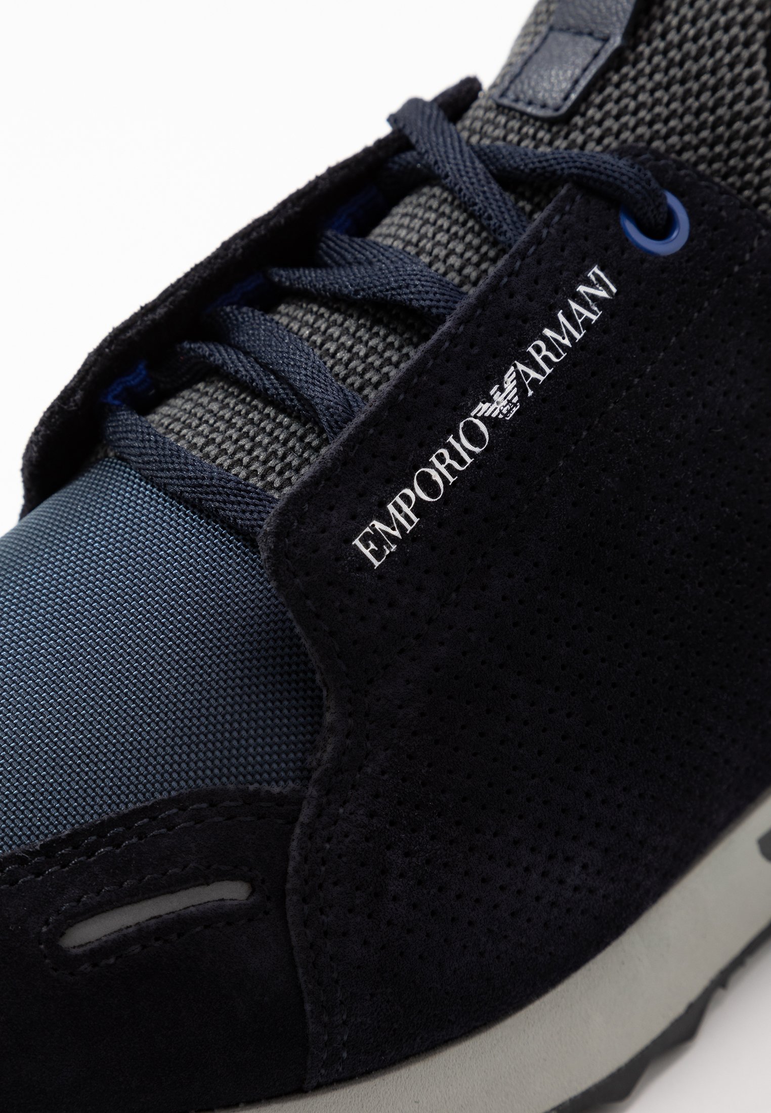 emporio armani arco knit trainers