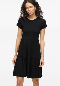 VILA Petite Abito in maglia - black