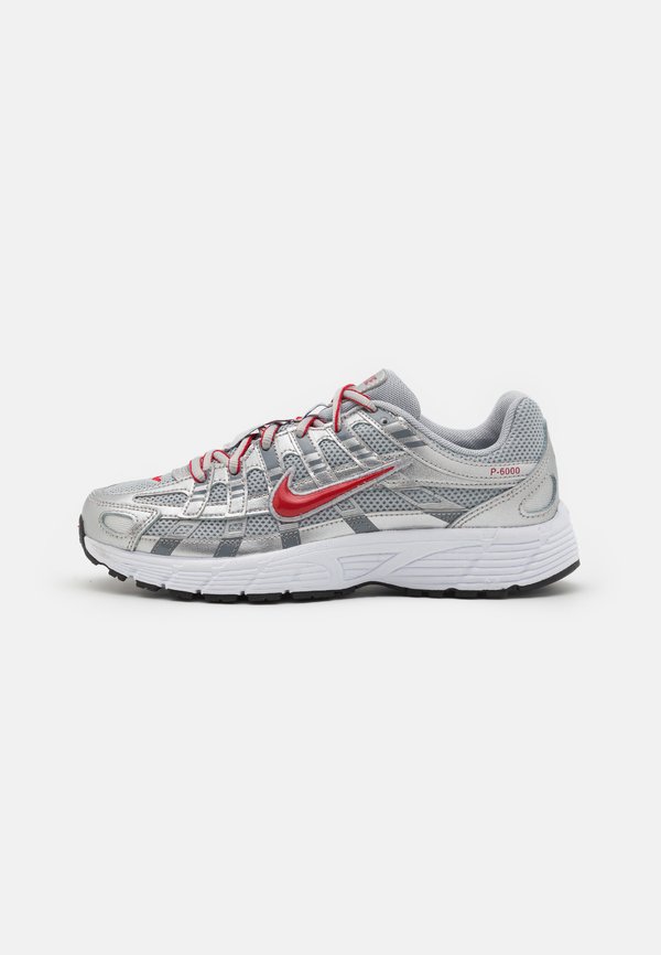 P-6000 UNISEX - Pantofi sport - metallic silver/gym red/silver/cool grey