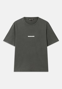 SPLIT LOGO TEE - T-shirts med print - black