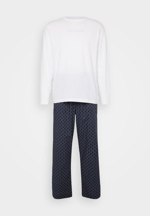 Calvin Klein Underwear Pyjama set - classic white/dark blue