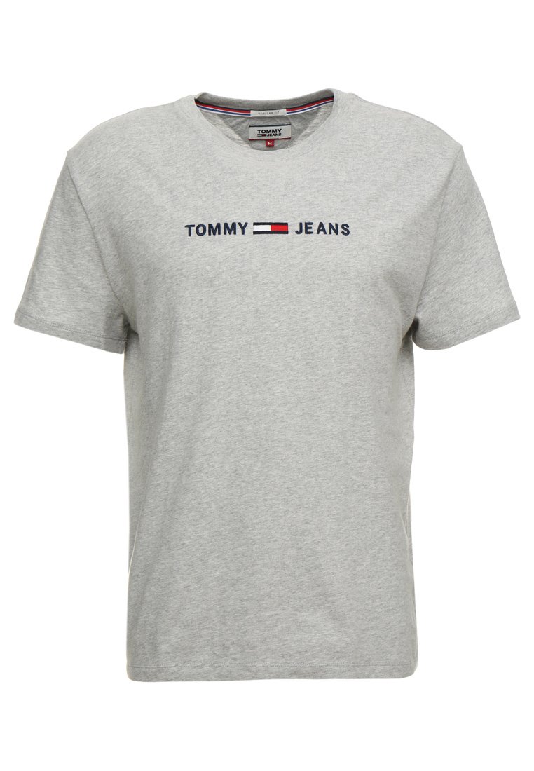 Tommy Jeans T-shirt print lichtgrijs