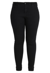 Zizzi LONG AMY - Slim fit -farkut - black