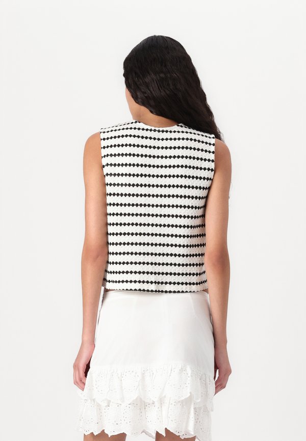 ONLEVA SHORT STRIPE VEST  - Waistcoat4