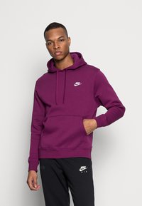 Nike Sportswear SPORTSWEAR CLUB FLEECE - Sweatshirt com capuz - sangria