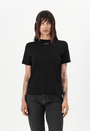 Calvin Klein CLASSIC LOGO TEE - Basic T-shirt - black