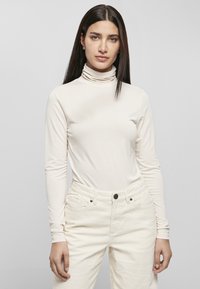 Urban Classics - TURTLENECK LONGSLEEVE - Camiseta de manga larga - whitesand Imagen en miniatura 1