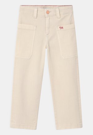 WIDE LEG WORKER - Vaqueros boyfriend - natural wornout denim
