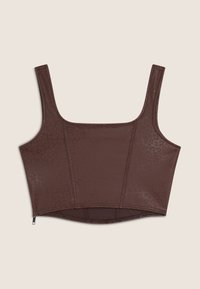 Freddy Top - animalier allover black coated