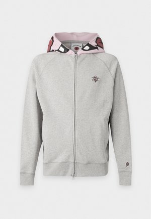 Icecream, CONES BONES ZIP THROUGH HOOD - Φούτερ με φερμουάρ - heather grey