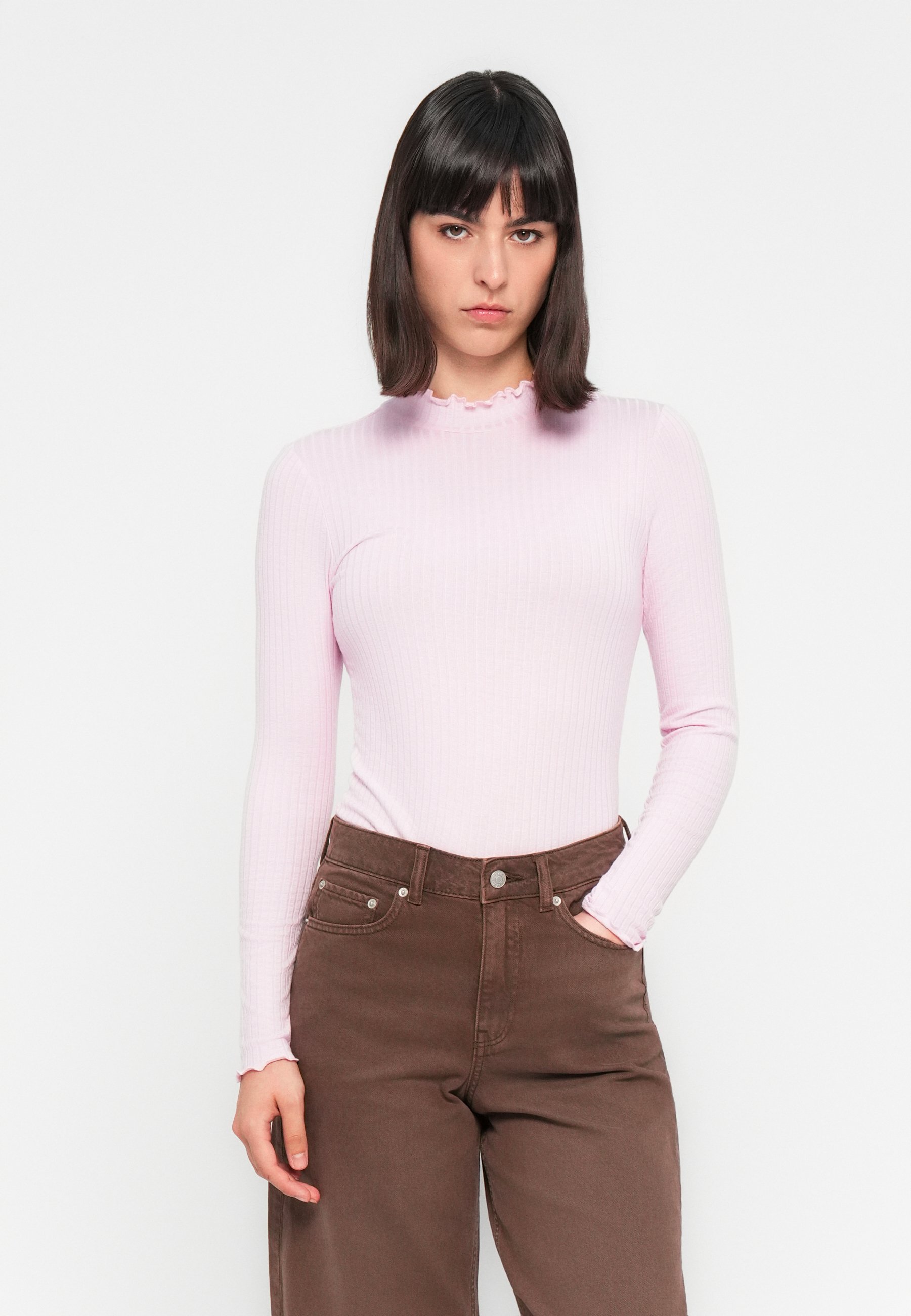 JJXX JXTOKYO - Wide leg - chocolate brown/maro - Zalando.ro